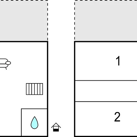 2 Bedroom Beautiful In Сasa de vacaciones *